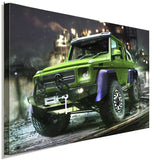 Mercedes G63 Leinwandbild AK ART Kunstdruck Mehrfarbig Wandbild Wanddeko TOP XXL