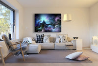 Abstrakt Graphic Leinwandbild AK ART Kunstdruck Mehrfarbig Wandbild Wanddeko XXL 3