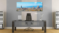 Italien Leinwandbild AK Art Bilder Mehrfarbig Wandbild Kunstdruck Panorama XXL