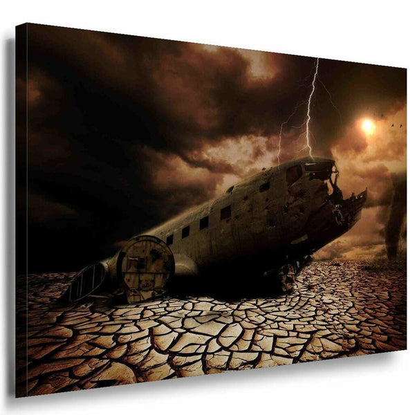 Wuste Desert Leinwandbild AK Art Bilder Mehrfarbig Kunstdruck Wandbild TOP XXL