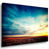 Landschaft Leinwandbild AK Art Bilder Mehrfarbig Wandbild Kunstdruck Wanddeko 1