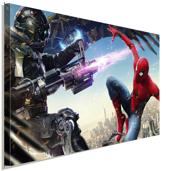 Spiderman Leinwandbild AK ART Kunstdruck Mehrfarbig Wandbild Wanddeko TOP XXL