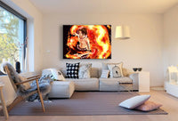 Ruffy One Piece Piraten Leinwandbild AK ART Kunstdruck Wandbild Wanddeko TOP XXL