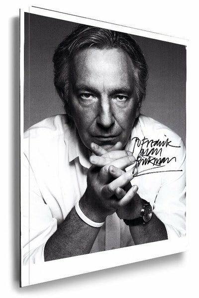 Alan Rickman Leinwandbild LaraArt Bilder Schwarz Weis Wandbild Kunstdruck XXL