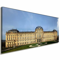 Wurzburg Leinwandbild AK Art Bilder Mehrfarbig Wandbild Kunstdruck Panorama XXL