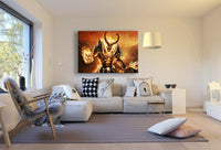 World of Warcraft WoW Sargeras Leinwandbild AK ART Kunstdruck Wandbild Wanddeko
