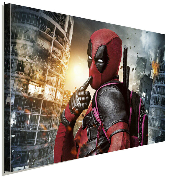 Deadpool Leinwandbild AK ART Kunstdruck Mehrfarbig Wandbild Wanddeko TOP XXL 3