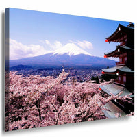 Japan Leinwandbild AK Art Bilder Mehrfarbig Wandbild Kunstdruck Wamddeko TOP XXL