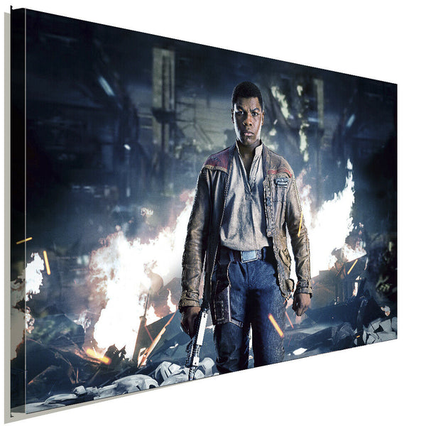 Star Wars Finn Leinwandbild AK ART Kunstdruck Mehrfarbig Wandbild Wanddeko XXL