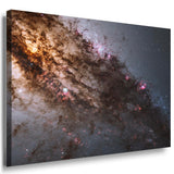 Galaxie Nebel Sternhaufen Spiegelung Leinwandbild AK Art Bilder Mehrfarbig XXL