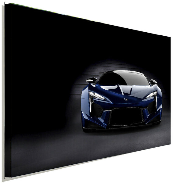 Supersport Car Leinwandbild AK ART Kunstdruck Mehrfarbig Wandbild Wanddeko XXL