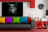 Katze Leinwandbild AK Art Bilder Mehrfarbig Wandbild Kunstdruck Wanddeko TOP XXL 7