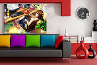 Vocaloid Yomi Yasou Leinwandbild AK Art Bilder Mehrfarbig Wandbild Premim XXL