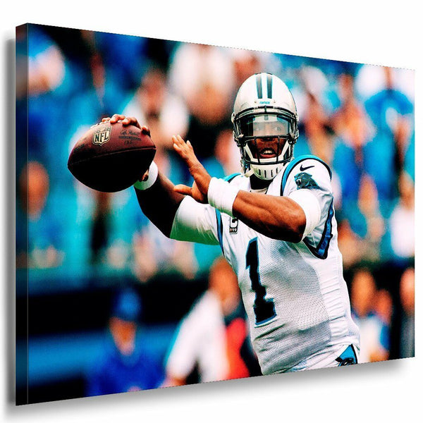 Cam Newton Carolina Panthers Leinwandbild AK Art Bilder Mehrfarbig Wandbild