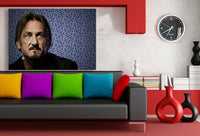 Sean Penn Leinwandbild AK Art Bilder Mehrfarbig Wandbild Kunstdruck Wanddeko