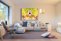 Broly Dragonball Super Leinwandbild AK ART Kunstdruck Wandbild Mehrfarbig FANART