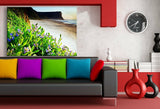 Spaziergang am Strand Leinwandbild AK Art Bilder Mehrfarbig Wandbild Kunstdruck
