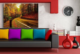 Natur Abstrakt Leinwandbild AK Art Bilder Mehrfarbig Wandbild Kunstdruck XXL 2