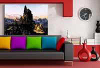 Skyrim The Elder Scrolls AK Art Bilder Premium Kunstdruck Leinwandbilder XXL