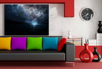 Nachthimmel Leinwandbild AK Art Bilder Mehrfarbig Wandbild Kunstdruck Wanddeko