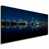 Seoul Leinwandbild AK Art Bilder Mehrfarbig Wandbild Kunstdruck Panoram Wanddeko
