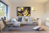 Katekyo Leinwandbild AK ART Kunstdruck Mehrfarbig Wandbild Wanddeko TOP XXL