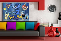 Pokemon GO Catch them all Leinwandbild LaraArt Studio Wanddeko Wandbild FANART