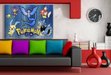 Pokemon GO Catch them all Leinwandbild LaraArt Studio Wanddeko Wandbild FANART
