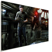 Bruce Wayne Leinwandbild AK ART Kunstdruck Mehrfarbig Wandbild Wanddeko TOP XXL