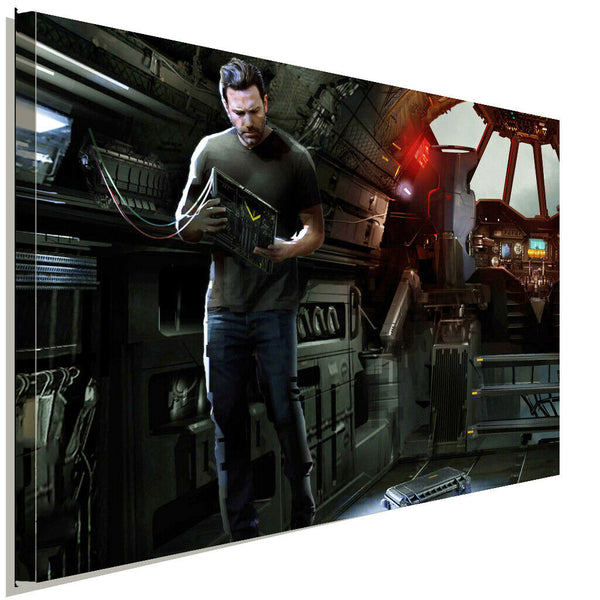 Bruce Wayne Leinwandbild AK ART Kunstdruck Mehrfarbig Wandbild Wanddeko TOP XXL