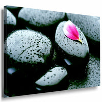 Meditationssteine Leinwandbild AK Art Bilder Mehrfarbig Wandbild Kunstdruck XXL