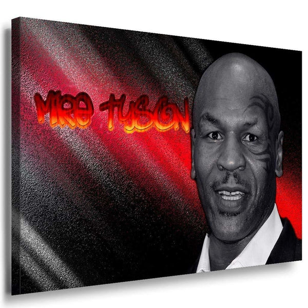 Mike Tyson Leinwandbild AK Art Bilder Mehrfarbig Kunstdruck XXL Wandbild TOP