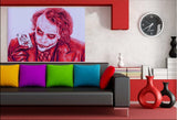 joker Zeichnung Abstrakt Leinwandbild AK Art Bilder Wanddeko Wandbild Kunstdruck