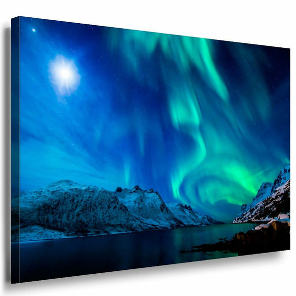 Natur Abstrakt Leinwandbild AK Art Bilder Mehrfarbig Wandbild Kunstdruck XXL 1