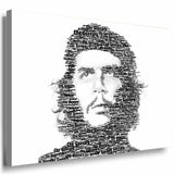 Che Guevara Leinwandbild AK Art Bilder Schwarz Weis Wandbild Wanddeko Kunstdruck