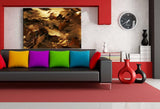 Herbst Laubblatter Leinwandbild AK Art Bilder Mehrfarbig Wandbild Kunstdruck 2