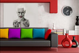Joker Tattoo Leinwandbild AK Art Bilder Wanddeko Wandbild Premium Kunstdruck XXL
