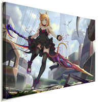 Anime Women Leinwandbild AK ART Kunstdruck Mehrfarbig Wandbild Wanddeko TOP XXL