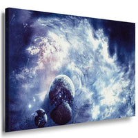 Weltall Planet AK ART Leinwandbilder Mehrfahrbig Kunstdruck Wandbild Wanddeko