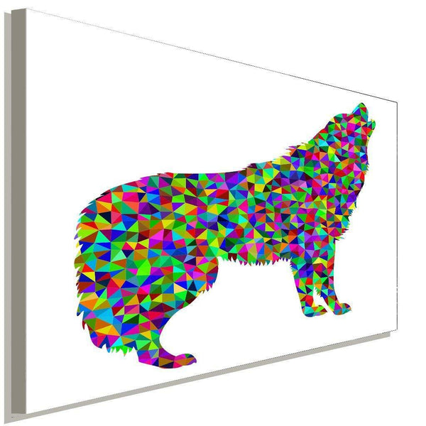 Bunt Magisch Abstrakt Weis Leinwandbild AK Art Bilder Wanddeko Wandbild TOP XXL