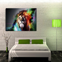 Lowe Leinwandbild AK Art Bilder Mehrfarbig Wandbild TOP Geschenk XXL Wanddeko